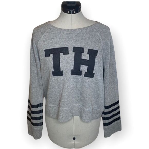 Tommy Hilfiger Sport crop Crewneck size medium - Picture 1 of 6